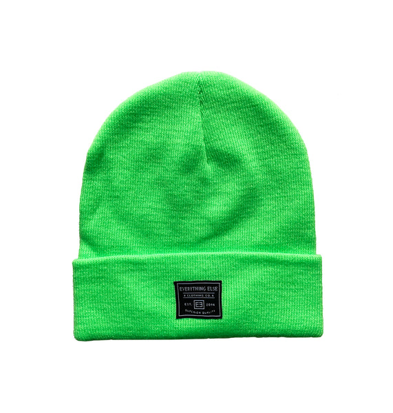 Everything Else Beanie Fluo green